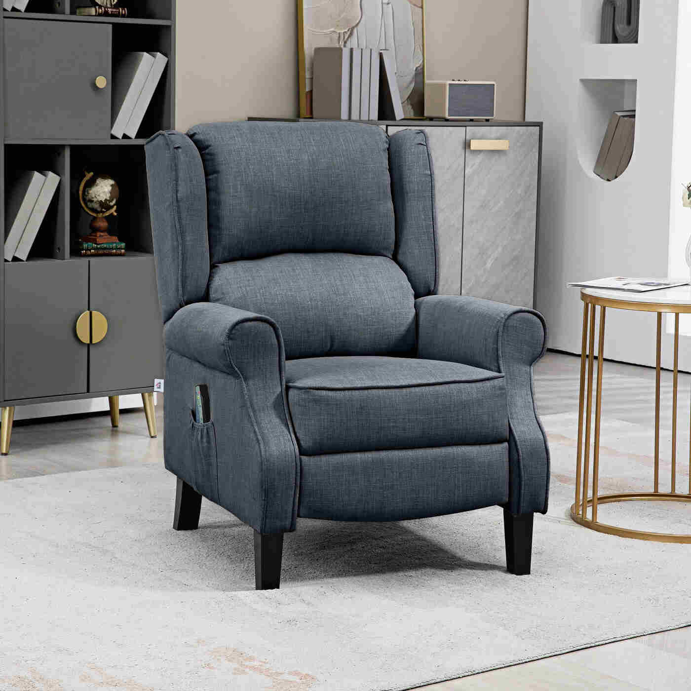 fabric recliner sofa