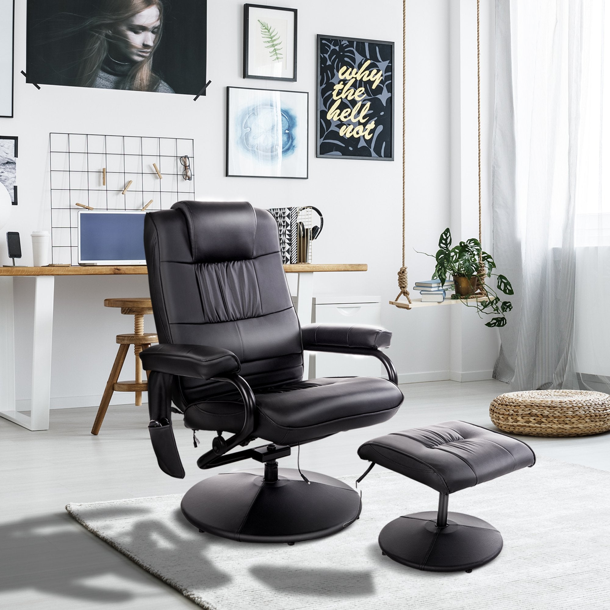 Leather Swivel Recliner Collection | Luxury Comfort with 360° Motion