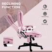 6 Point Vibrating Heated massage Office Chair Reclining Function2 View