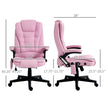 6 Point Vibrating Heated massage Office Chair Dimension3 View