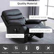 PU Leather Manual Heated Massage-Recliner-with-Thick-Padding-Density-View