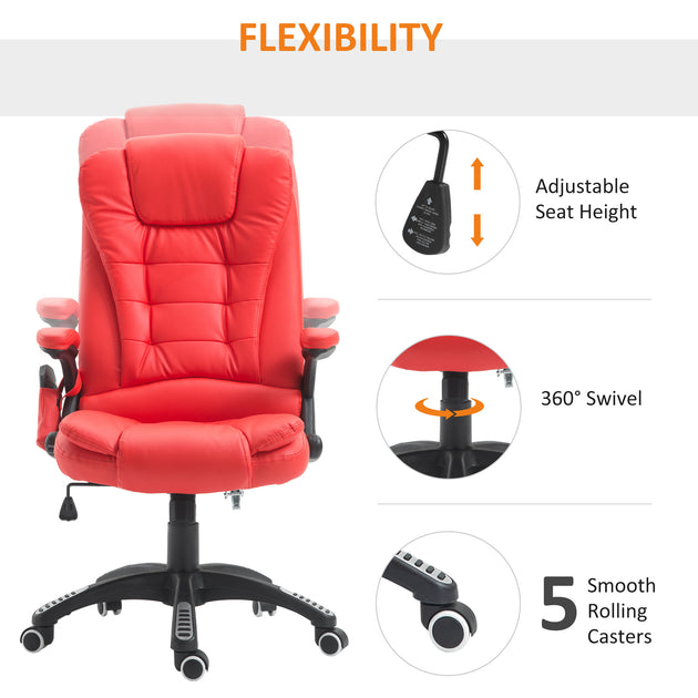 High Back Executive Office Chair Flexibility View